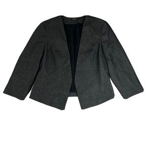 Express Blazer Women’s Size 10 Gray Cutaway Open Front